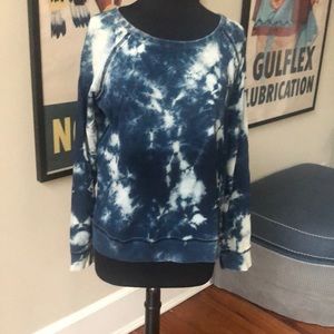 Textile Elizabeth and James tie dye sweatshirt.